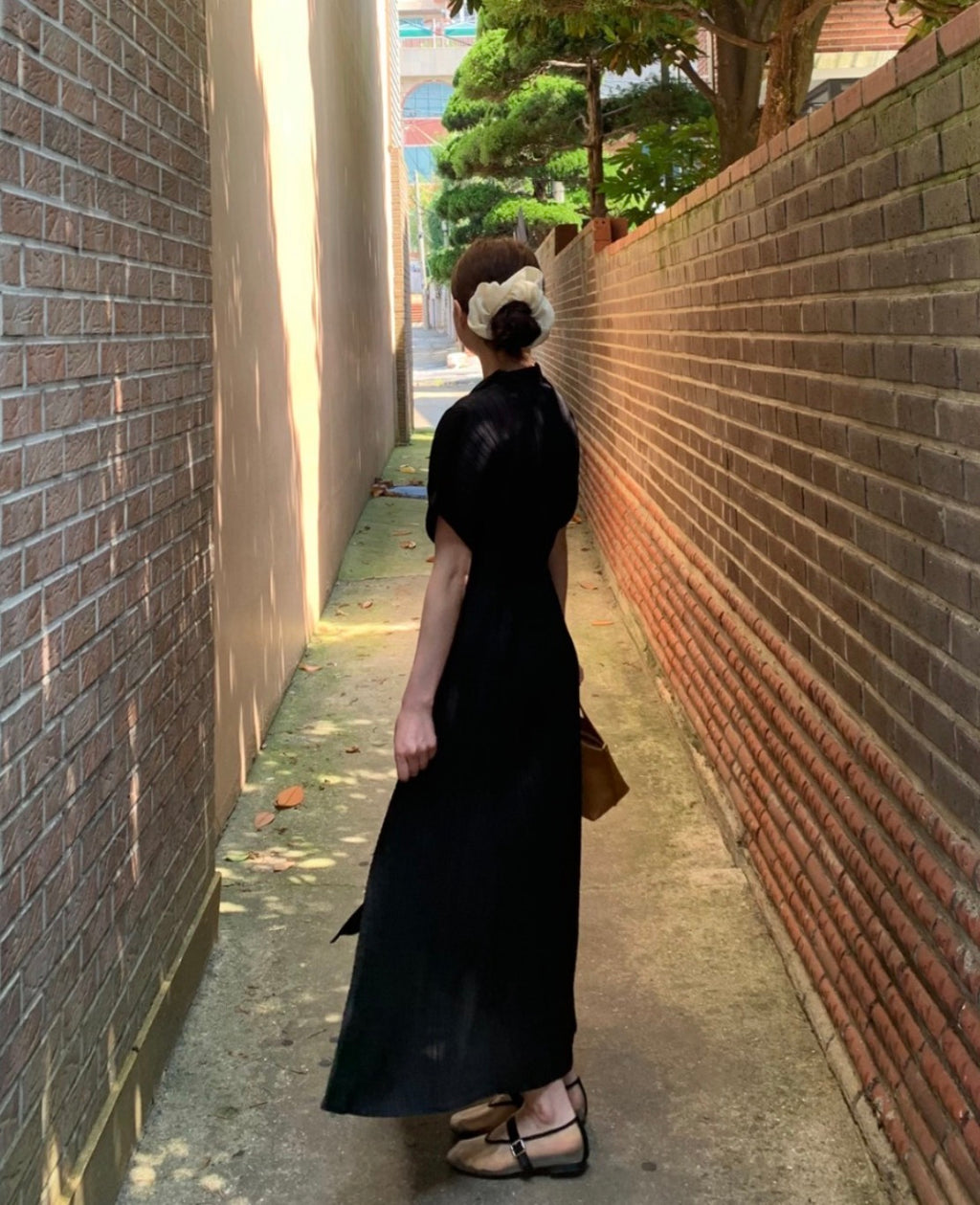 ✨고퀄 벨트 플리츠 원피스 세트 💫 Premium High-Quality Belt Pleated Long Dress Set | 백화점 퀄리티 플리츠 원피스 · 프리미엄 플리츠 드레스 · 고급 여행룩 · 하객룩✨