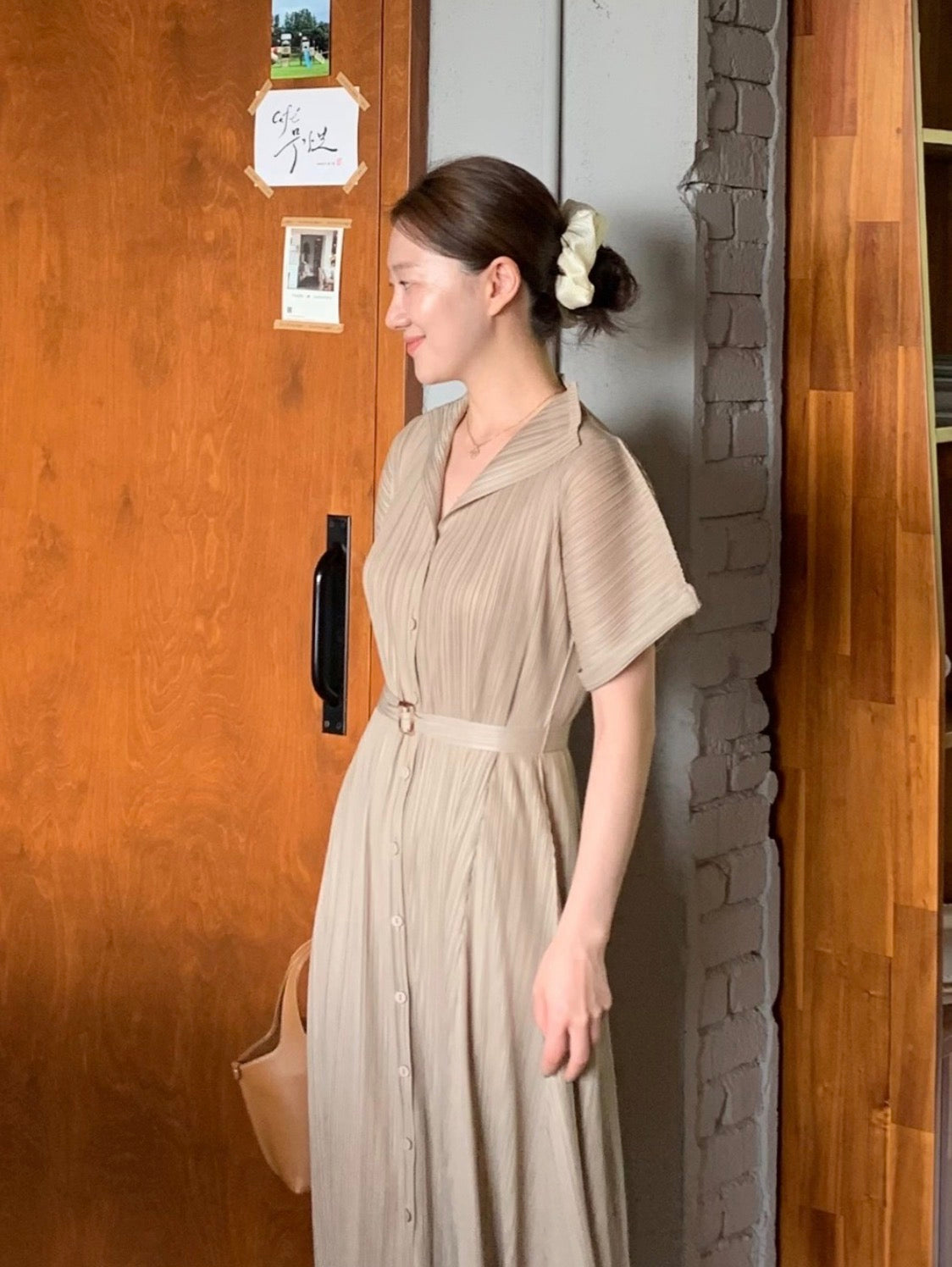 ✨고퀄 벨트 플리츠 원피스 세트 💫 Premium High-Quality Belt Pleated Long Dress Set | 백화점 퀄리티 플리츠 원피스 · 프리미엄 플리츠 드레스 · 고급 여행룩 · 하객룩✨