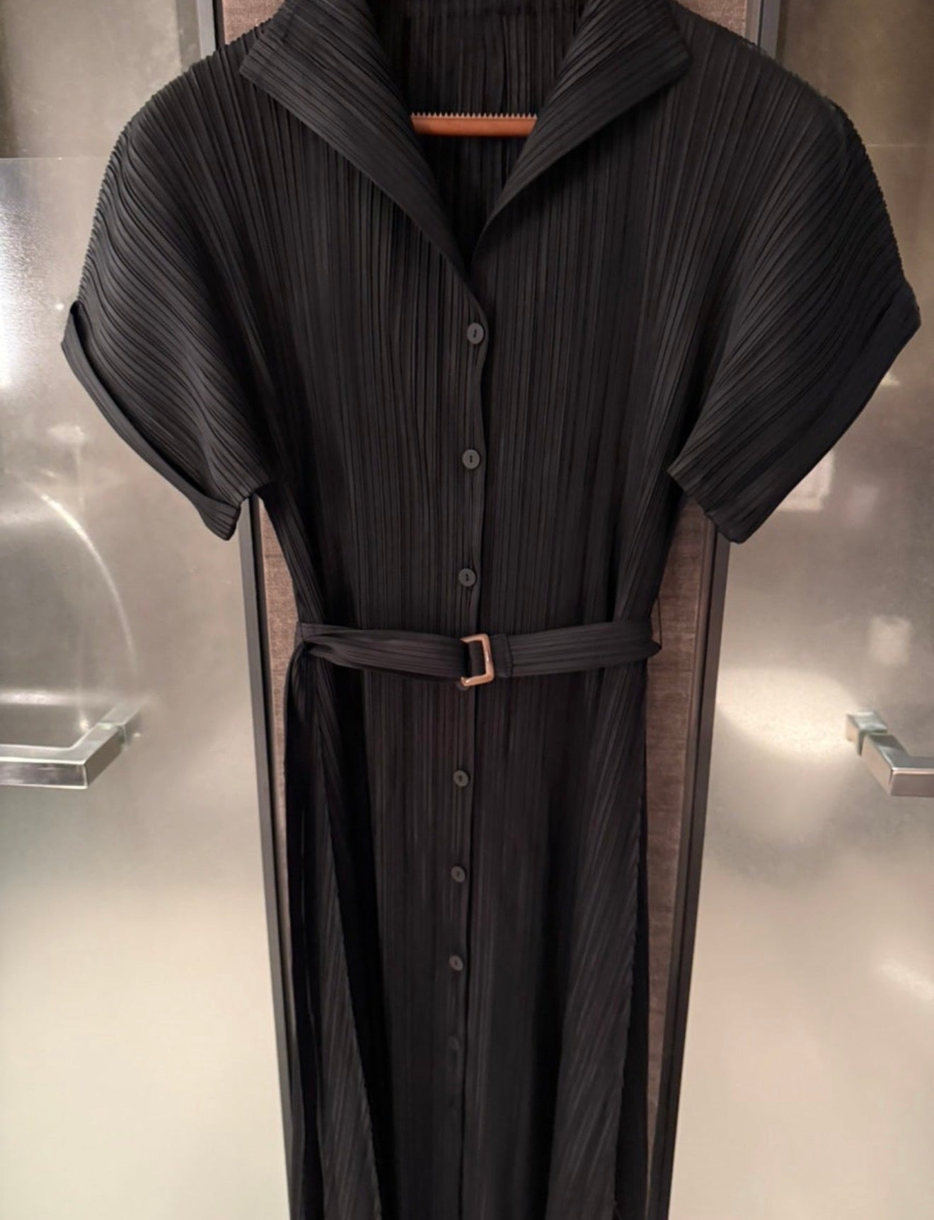 ✨고퀄 벨트 플리츠 원피스 세트 💫 Premium High-Quality Belt Pleated Long Dress Set | 백화점 퀄리티 플리츠 원피스 · 프리미엄 플리츠 드레스 · 고급 여행룩 · 하객룩✨