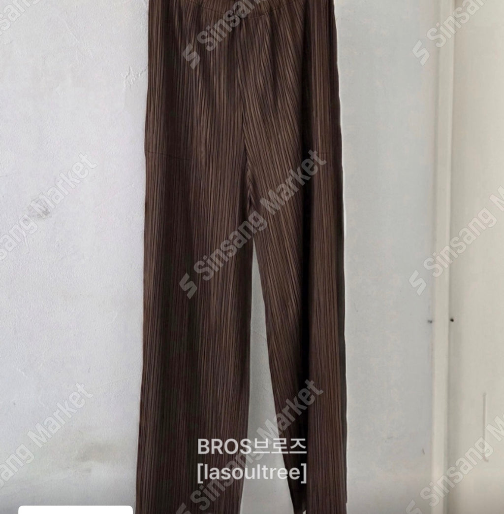 ✨대란템 앞절개 플리츠 와이드 팬츠 체형커버 밴딩팬츠 여름 냉감 플리츠 슬랙스 세련된 롱다리핏 데일리룩 출근룩 여행룩 Pleated Front-Slit Wide Leg Pants Cooling Stretch Waistband Casual Dress Pants✨