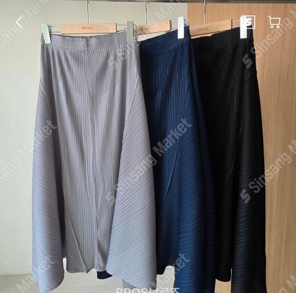 🌸✨ 프리미엄 벌룬 플리츠 스커트 ✨ 체형커버 끝판왕 · 프리미엄 플리츠 라인 · ~88사이즈 가능 | Premium Balloon Pleated Skirt