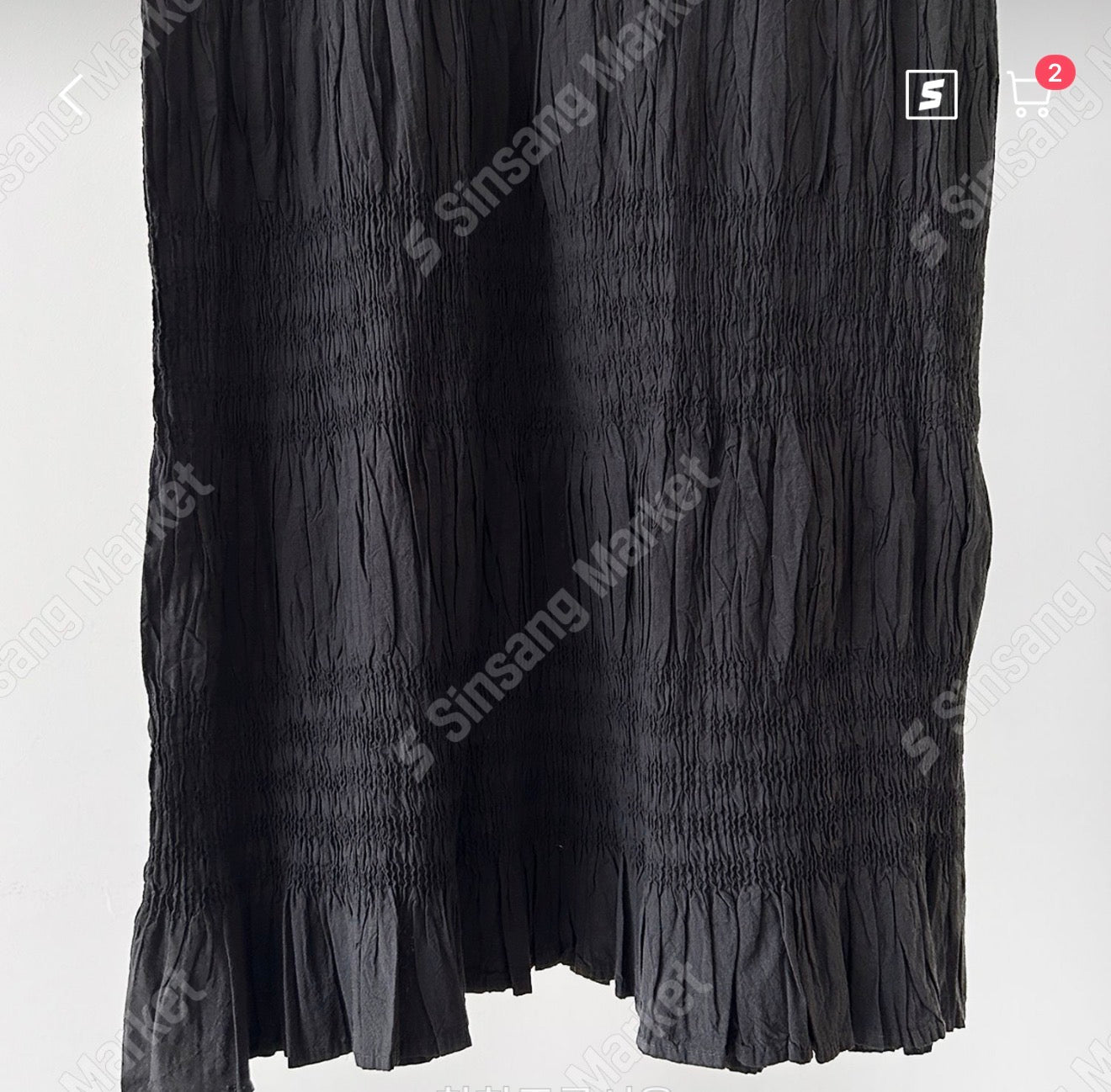🌿 플리츠 스모그 이세 면 플리츠 롱 원피스 │ Issey Smocked Cotton Pleated Maxi Dress · 캡소매 · 체형커버 · 휴양지원피스 · 내추럴무드 · 55~77반 추천