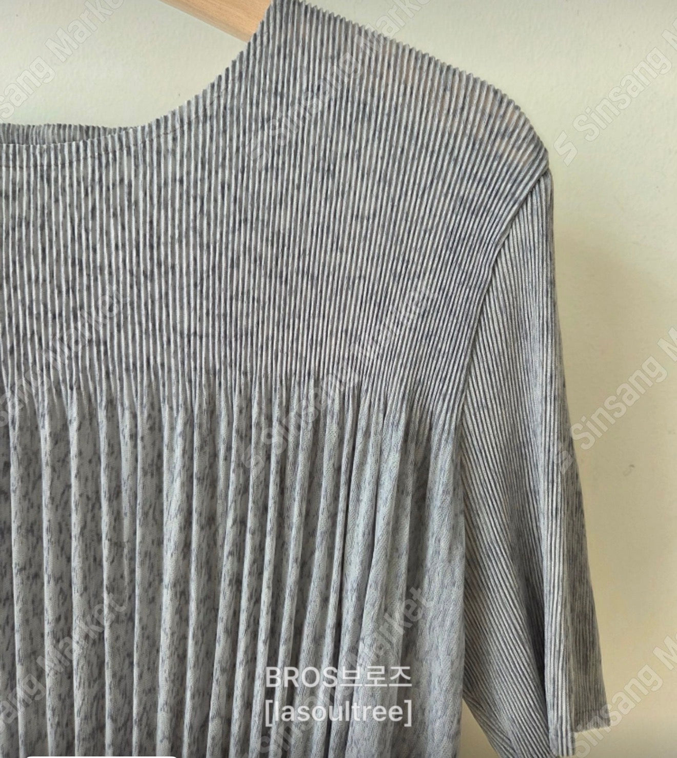 ✨🌿 ❄️셔링 쿨 플리츠 탑 블라우스 │ Shirring Cool Pleats Top Blouse │ Ultra-Light Summer Pleats Tee