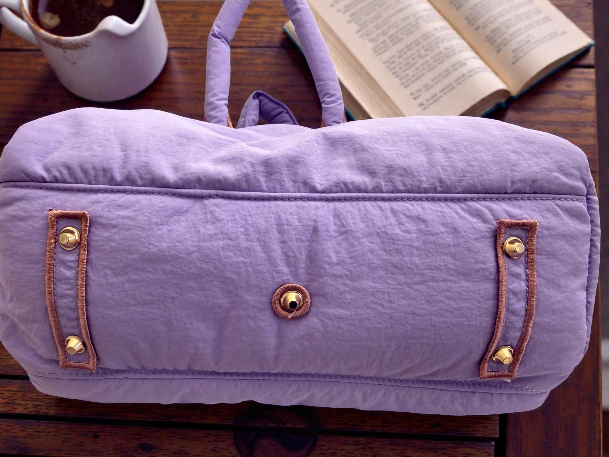 [재고1개가능][소수물량] [패딩 백] 일본 스트릿 명품 느낌 겨울 패딩 백 Japanese laco***  Padded Bag