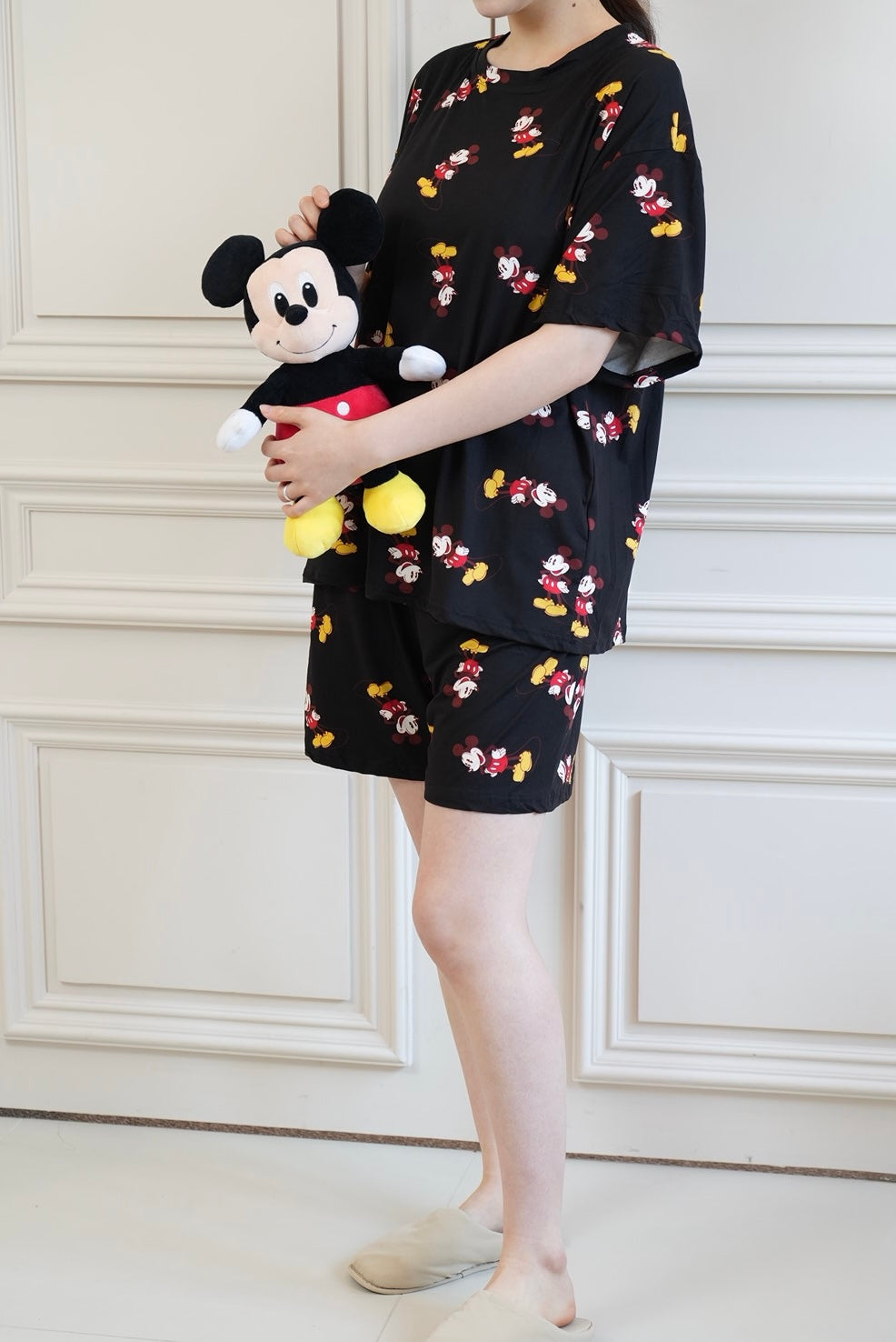 💤🌼 [디즈니 여름 잠옷]봄신상 디즈니 빅사이즈 반팔 파자마 세트 / Disney Oversized Short-Sleeve Pajama Set (26SS)