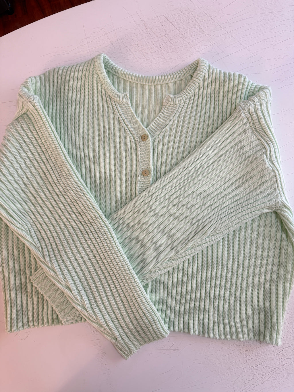 🌸 [26SS 봄신상] 굵은 골지 봄 가디건 26SS Ribbed Spring Cardigan