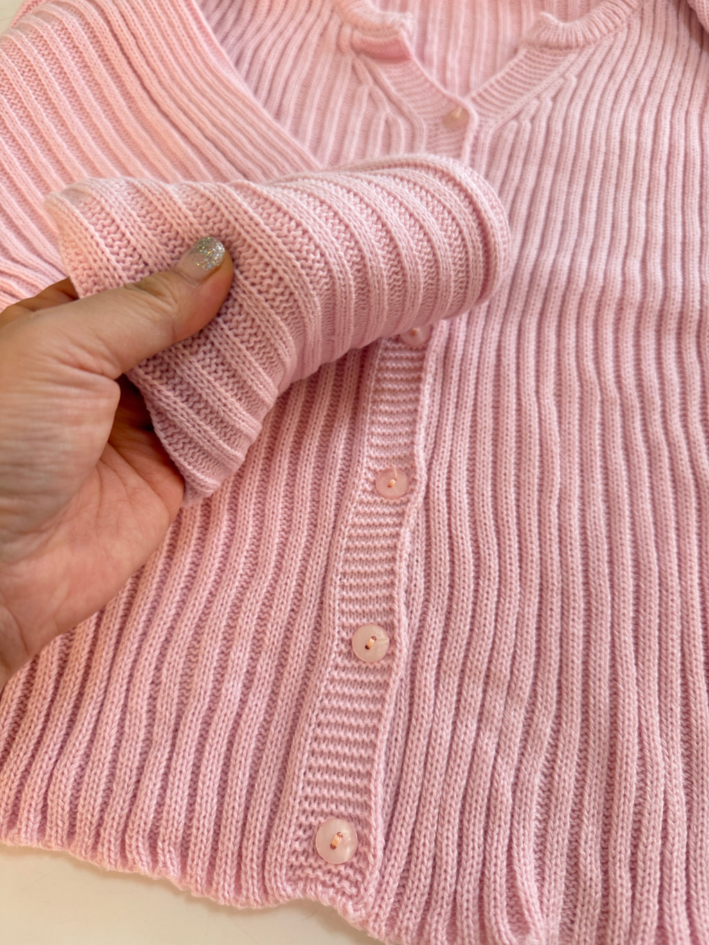 🌸 [26SS 봄신상] 굵은 골지 봄 가디건 26SS Ribbed Spring Cardigan