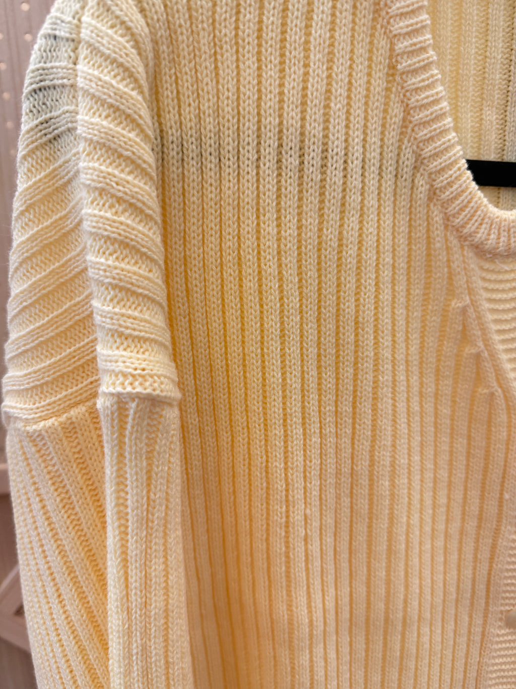 🌸 [26SS 봄신상] 굵은 골지 봄 가디건 26SS Ribbed Spring Cardigan