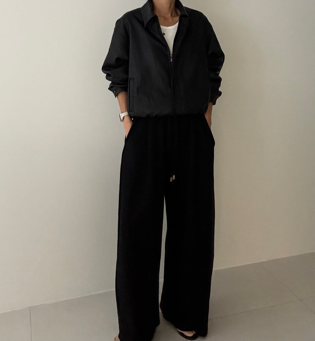 🖤 뮤즈 와이드 핀턱 맥시롱 팬츠 [77충분!][럭셔리 그자/고퀄! 사장 추천!]  / Muse Curved Wide Pants