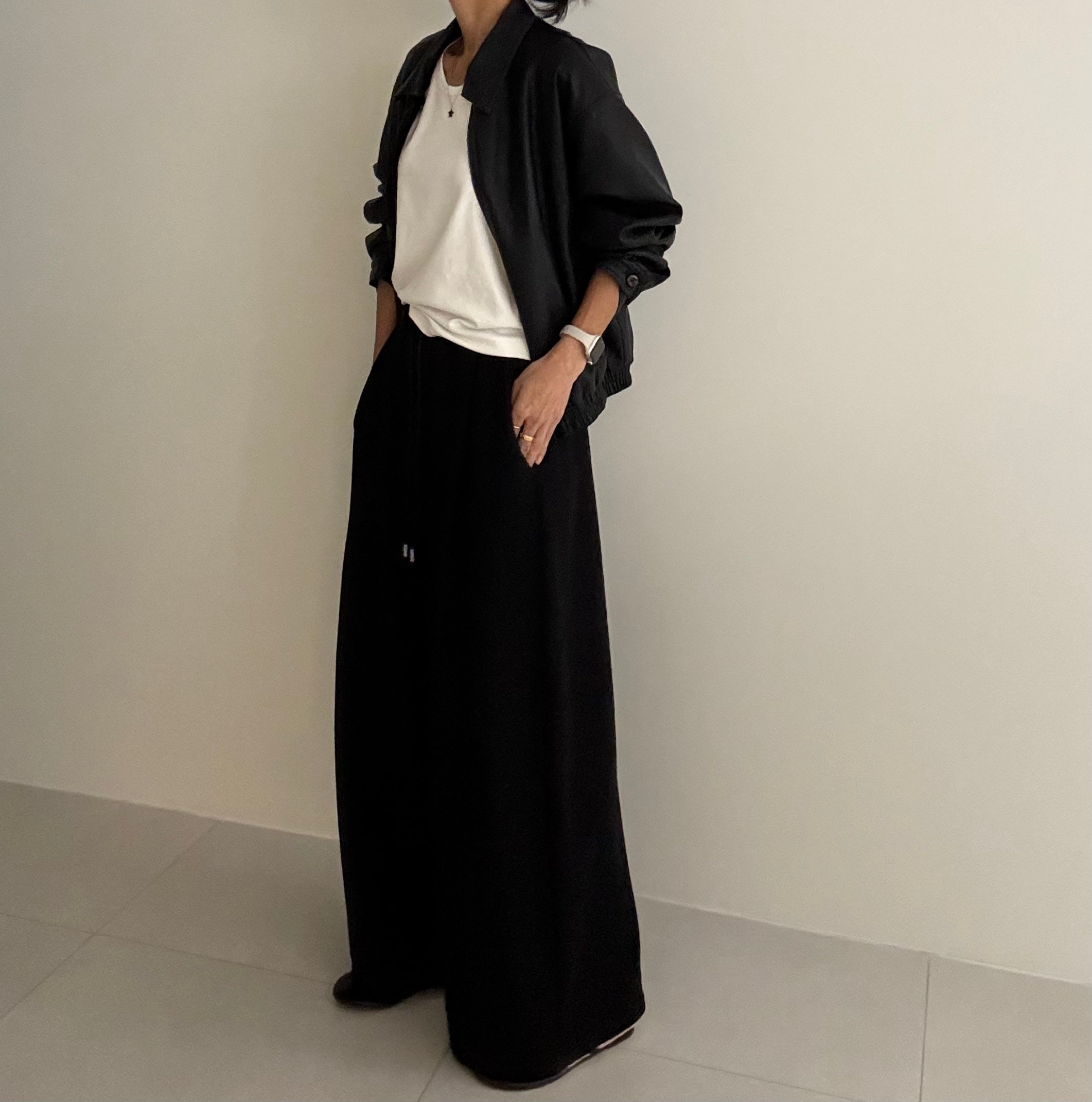 🖤 뮤즈 와이드 핀턱 맥시롱 팬츠 [77충분!][럭셔리 그자/고퀄! 사장 추천!]  / Muse Curved Wide Pants