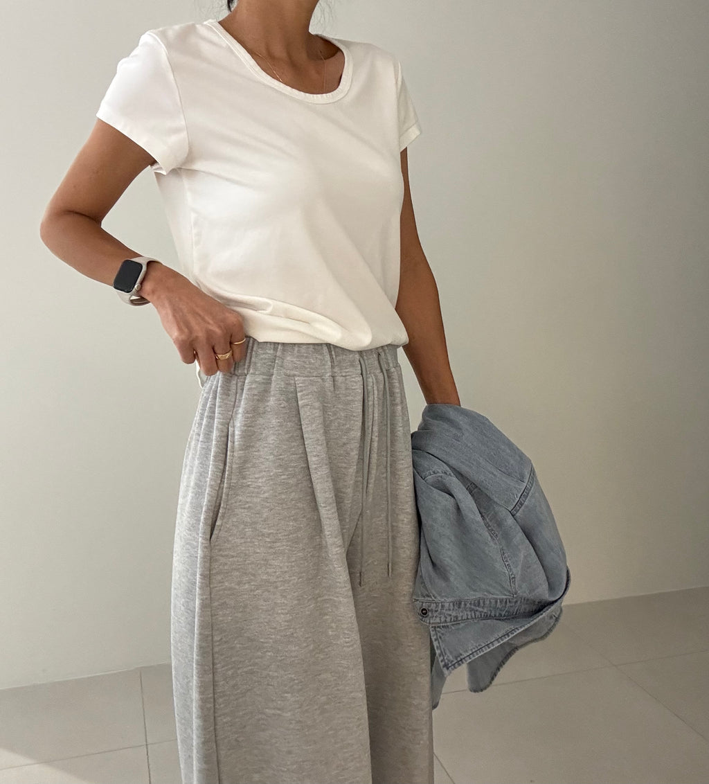 🖤 뮤즈 와이드 핀턱 맥시롱 팬츠 [77충분!][럭셔리 그자/고퀄! 사장 추천!]  / Muse Curved Wide Pants