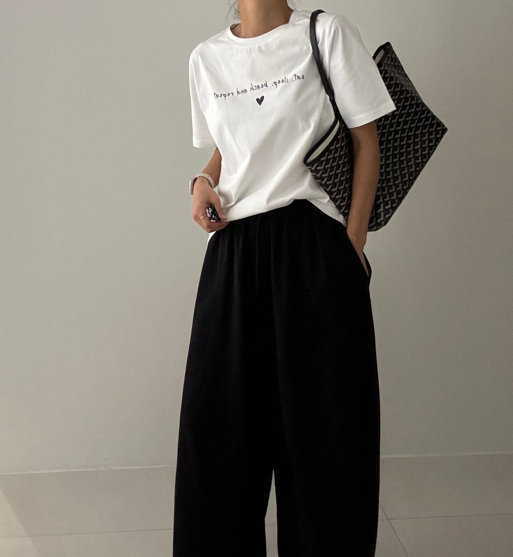 🔥[봄 신상 마혼방 밴딩 팬츠]🔥 리플 로하 벌룬 와이드 팬츠 허리밴딩 77까지 넉넉 여유핏 여름까지 시원한 데일리 팬츠 Ripple Roha Balloon Wide Banding Pants