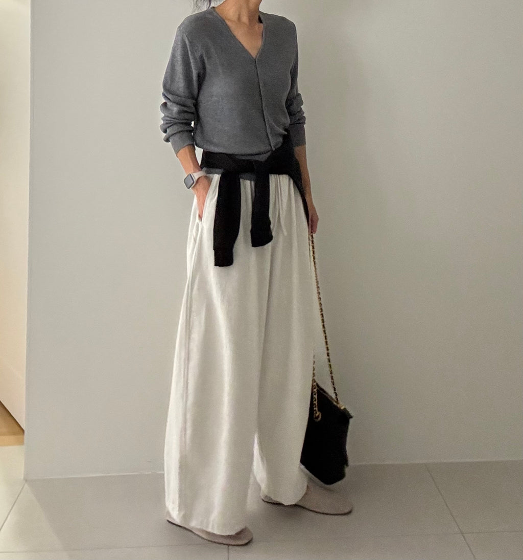 🔥[봄 신상 마혼방 밴딩 팬츠]🔥 리플 로하 벌룬 와이드 팬츠 허리밴딩 77까지 넉넉 여유핏 여름까지 시원한 데일리 팬츠 Ripple Roha Balloon Wide Banding Pants