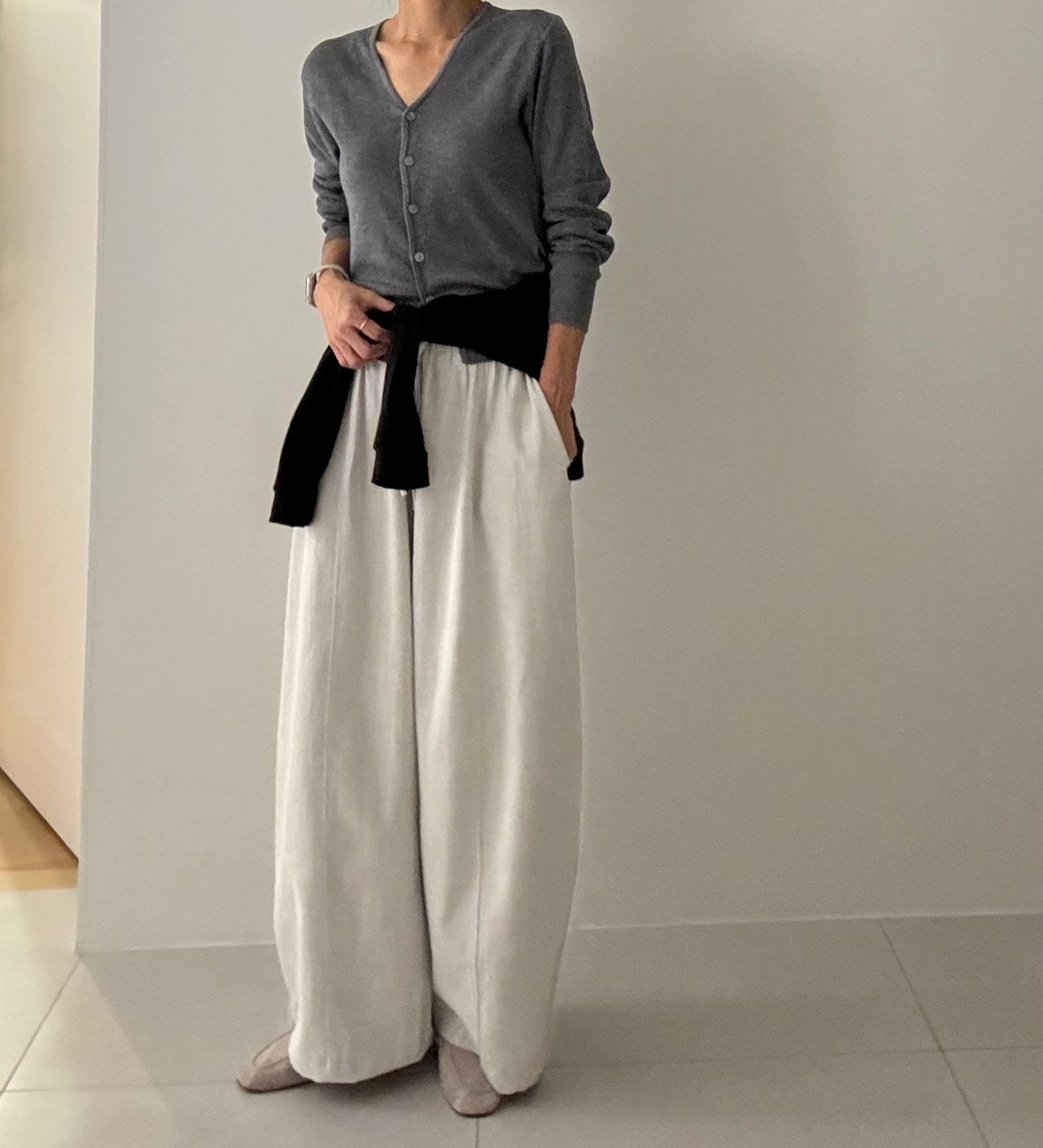 🔥[봄 신상 마혼방 밴딩 팬츠]🔥 리플 로하 벌룬 와이드 팬츠 허리밴딩 77까지 넉넉 여유핏 여름까지 시원한 데일리 팬츠 Ripple Roha Balloon Wide Banding Pants