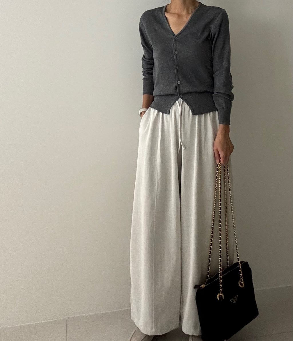 🔥[봄 신상 마혼방 밴딩 팬츠]🔥 리플 로하 벌룬 와이드 팬츠 허리밴딩 77까지 넉넉 여유핏 여름까지 시원한 데일리 팬츠 Ripple Roha Balloon Wide Banding Pants