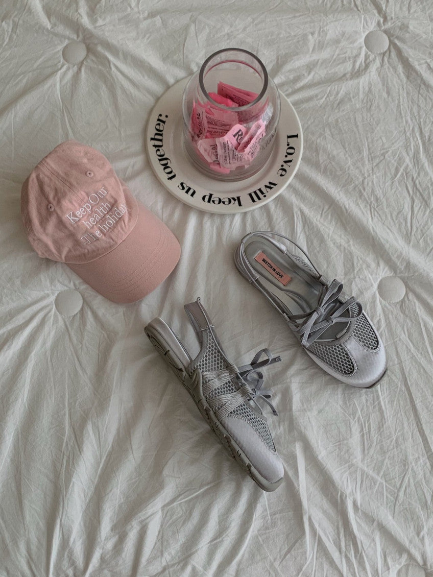 🩶🎀 스케치 무드 메쉬 리본 여름 샌들 – 폭신한 쿠션감·통기성 메쉬·하루 종일 편안한 데일리 슈즈 │ Sketch Mood Mesh Ribbon Summer Sandals 🎀🩶
