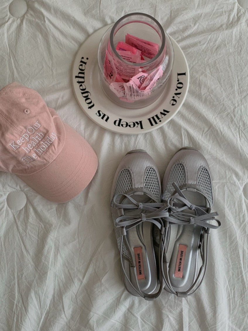 🩶🎀 스케치 무드 메쉬 리본 여름 샌들 – 폭신한 쿠션감·통기성 메쉬·하루 종일 편안한 데일리 슈즈 │ Sketch Mood Mesh Ribbon Summer Sandals 🎀🩶