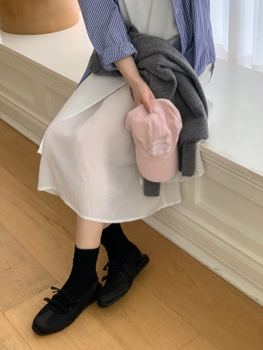 🩶🎀 스케치 무드 메쉬 리본 여름 샌들 – 폭신한 쿠션감·통기성 메쉬·하루 종일 편안한 데일리 슈즈 │ Sketch Mood Mesh Ribbon Summer Sandals 🎀🩶