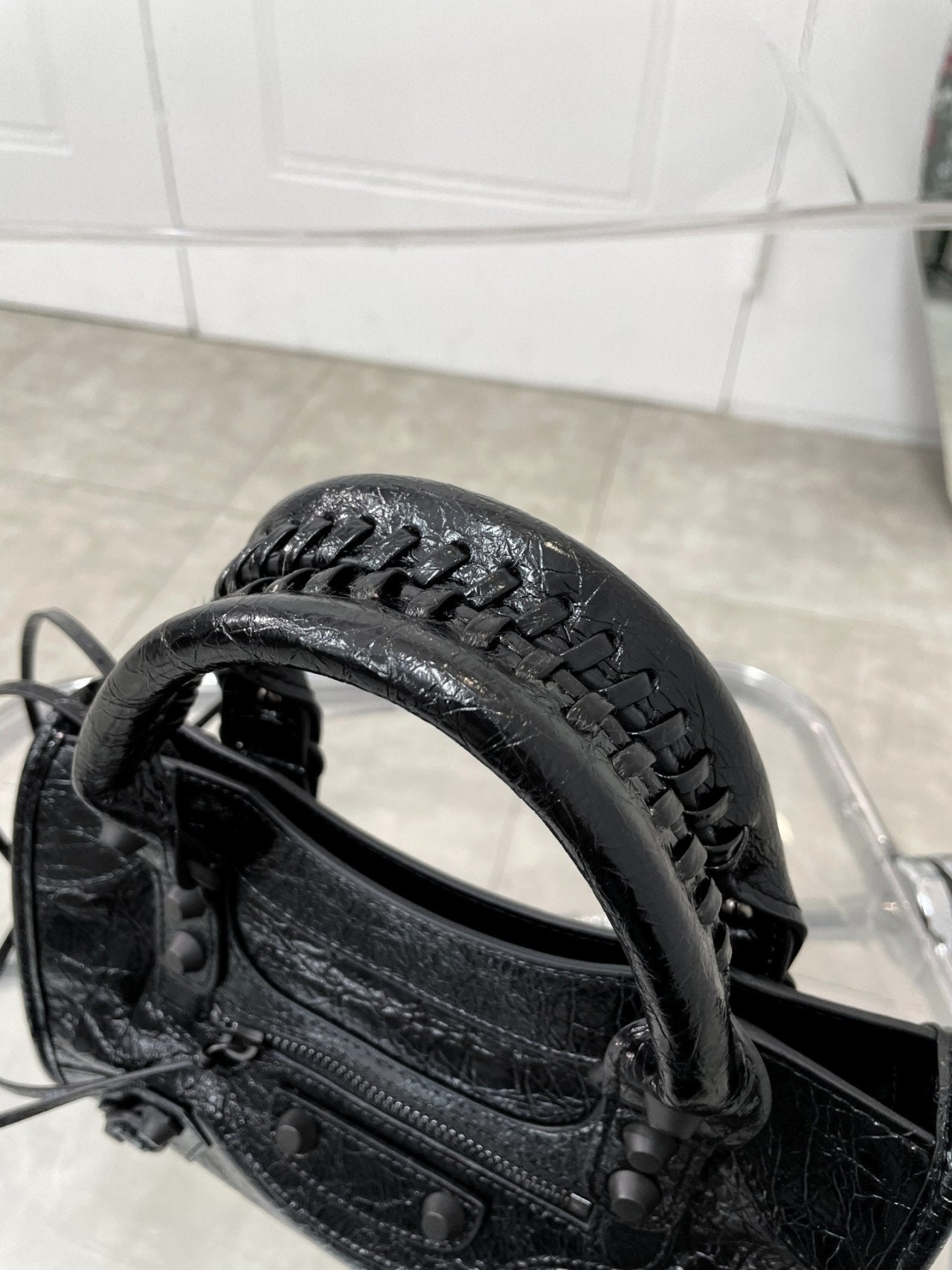 🖤✨ Y2K 르시티 모터백 소가죽 100% 토트백 & 크로스백 미니 · 스몰 · 미디움 ✨🖤 🖤✨ Y2K Le City Motor Bag 100% Cowhide Tote Bag & Crossbody Bag Mini · Small · Medium ✨🖤