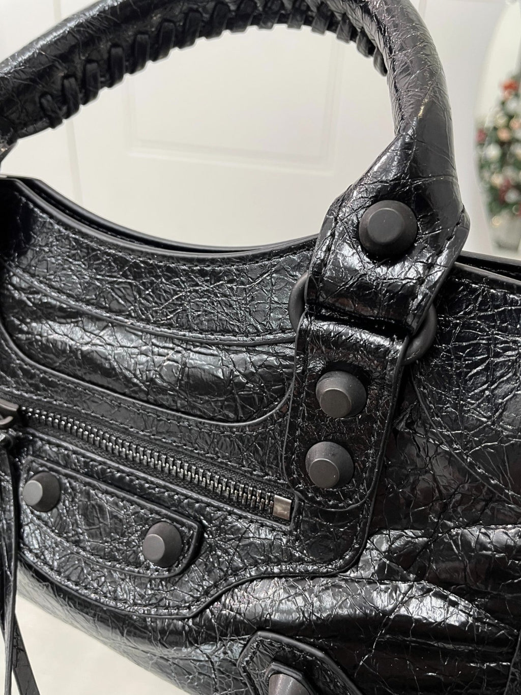 🖤✨ Y2K 르시티 모터백 소가죽 100% 토트백 & 크로스백 미니 · 스몰 · 미디움 ✨🖤 🖤✨ Y2K Le City Motor Bag 100% Cowhide Tote Bag & Crossbody Bag Mini · Small · Medium ✨🖤