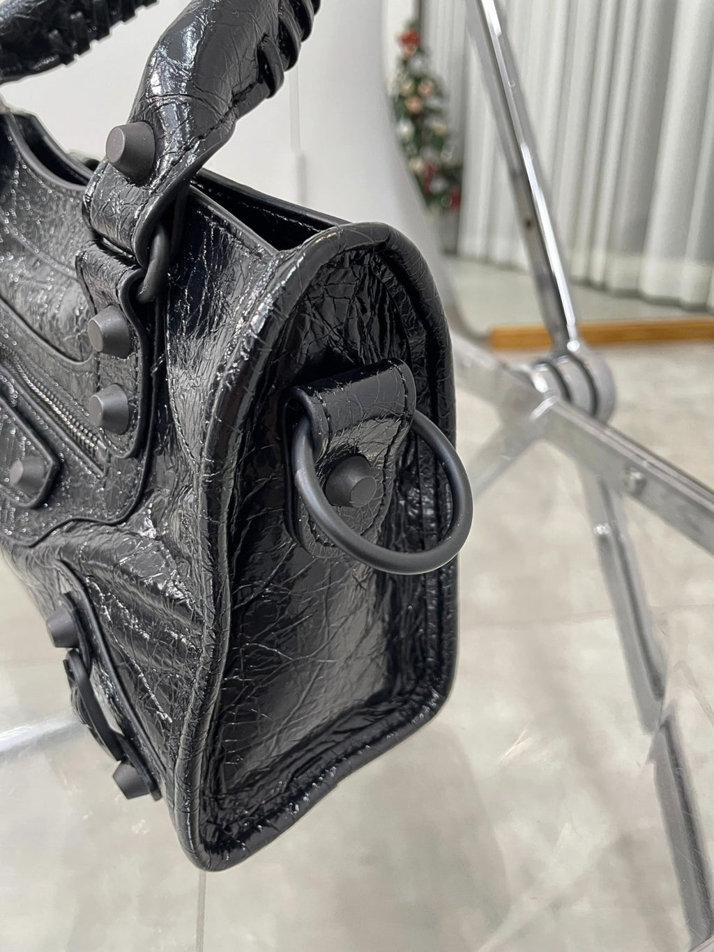 🖤✨ Y2K 르시티 모터백 소가죽 100% 토트백 & 크로스백 미니 · 스몰 · 미디움 ✨🖤 🖤✨ Y2K Le City Motor Bag 100% Cowhide Tote Bag & Crossbody Bag Mini · Small · Medium ✨🖤