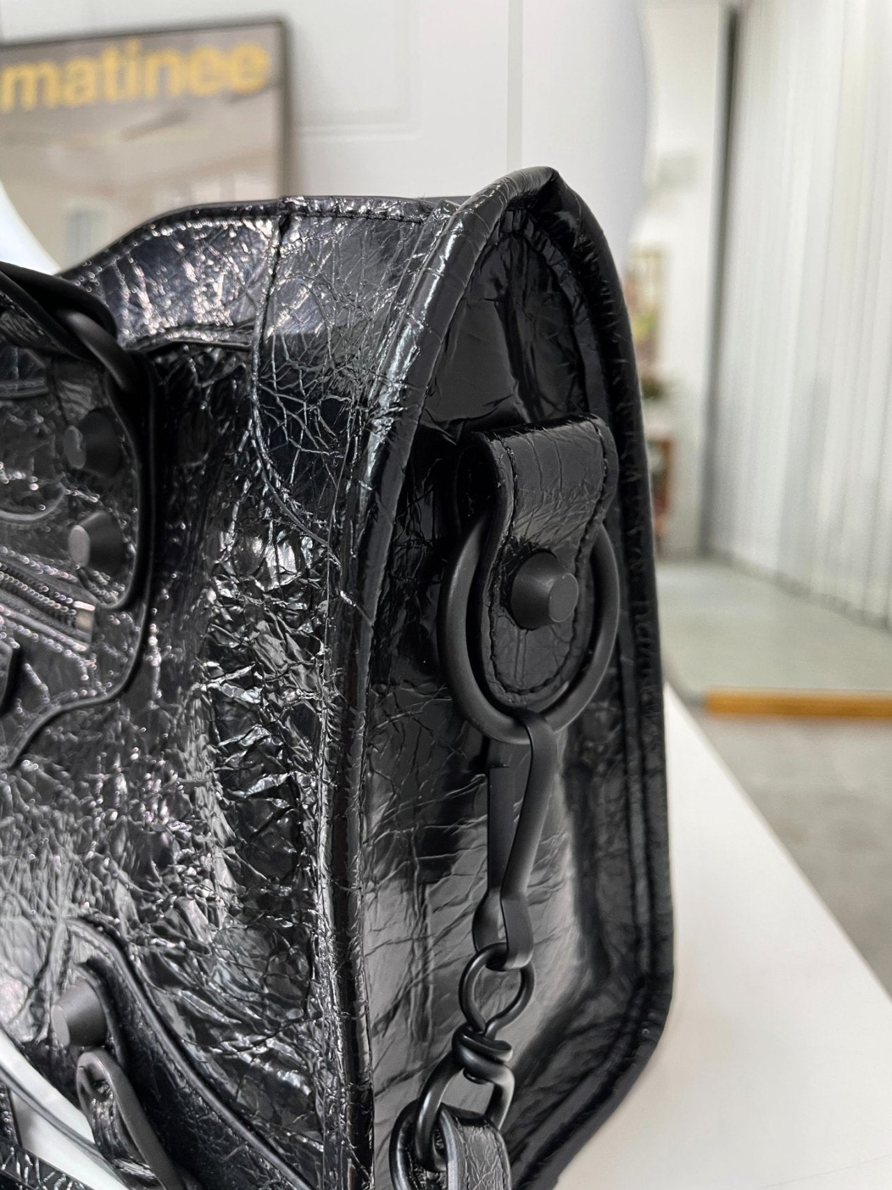 🖤✨ Y2K 르시티 모터백 소가죽 100% 토트백 & 크로스백 미니 · 스몰 · 미디움 ✨🖤 🖤✨ Y2K Le City Motor Bag 100% Cowhide Tote Bag & Crossbody Bag Mini · Small · Medium ✨🖤